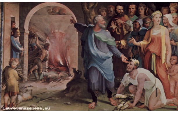 La tribuna Publio Muzius invia i suoi alleati sulla pira