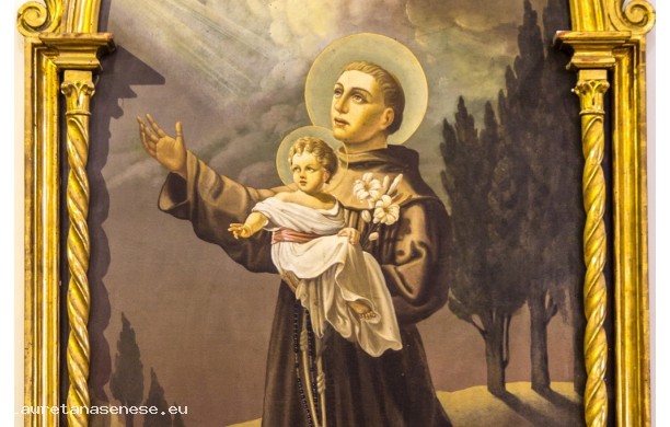 Sant'Antonio con Gesù in braccio