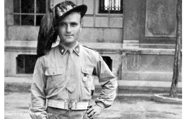 1947 - Antonio di leva nei Bersaglieri