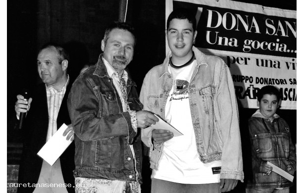 2005 - Festa del Donatore: Gli studenti premiati