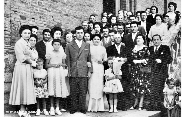 1955 - Giuliano e Graziella con i parenti