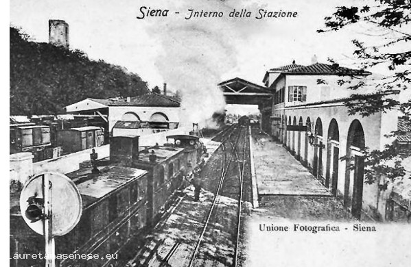 1920? - Stazione Vecchia con treno in manovra