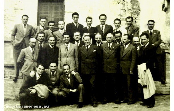 1948 - La Squadra di Tecnici addetti al ripristino ferroviario locale