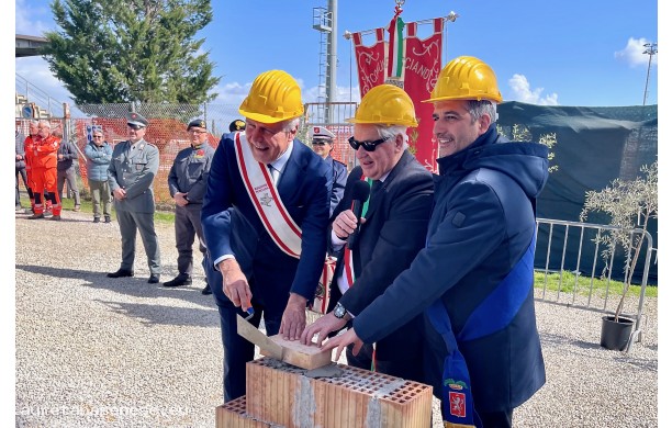 2024, Domenica 24 Marzo - La posa del primo mattone