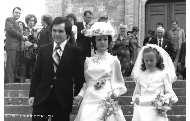 1975, Domenica 14 Settembre - Luciano e Marilena convolano a Nozze