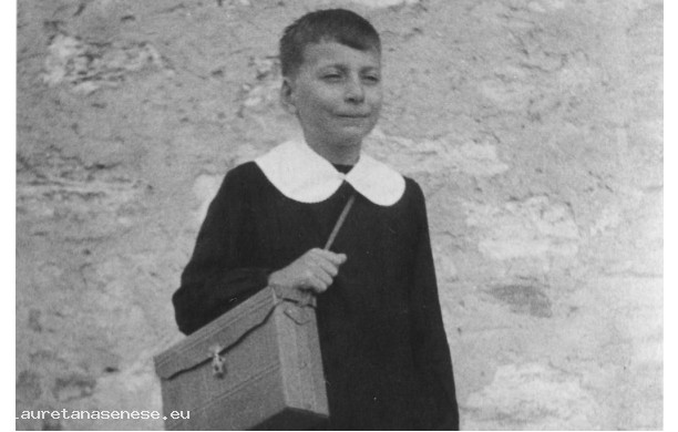 1949? - Scolaro con la cartella a sporta