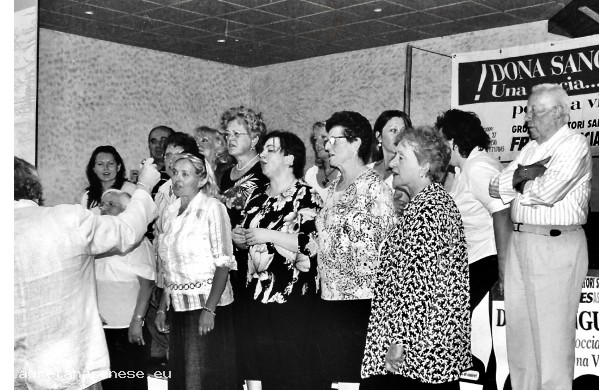2006- Festa del Donatore: La Corale si esibisce