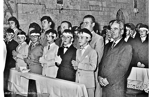 1976, Giovedi 5 Febbraio - Le Cresime in Collegiata