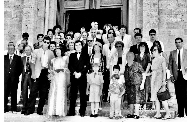 1984, Sabato 21 Luglio - Tutti gli invitati insieme agli sposi