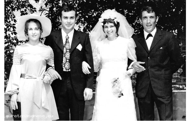 1970, Sabato 12 Settembre - Alessandro Palazzi e Tatiana Sartini con amici