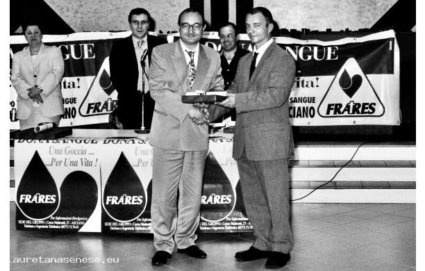 2001 - Festa del Donatore: I donatori premiati