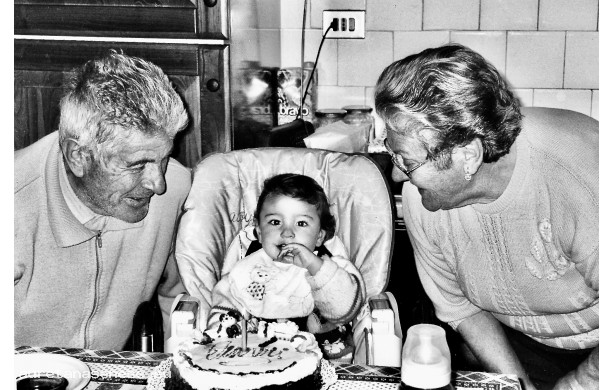 2005, Martedì 15 Febbraio - Il primo compleanno della nipotina