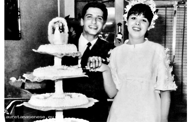 1967, Domenica 3 Settembre - Roberto e Miretta, sposi