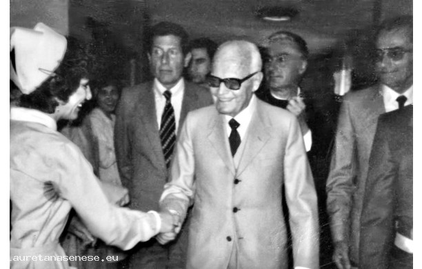 1984, Venerdì 13 Ottobre - Graziella incontra Sandro Pertini