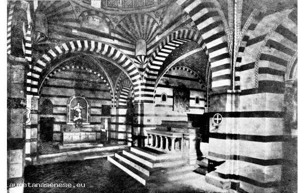 1940? - Interno della Collegiata, il transetto di Sant'Agata