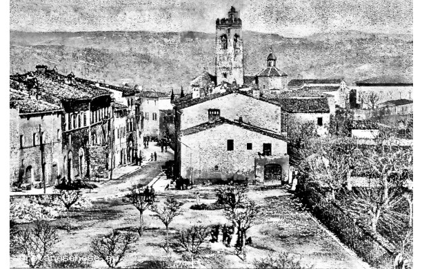 1908 - Il sobborgo di Prato visto dalla ferrovia